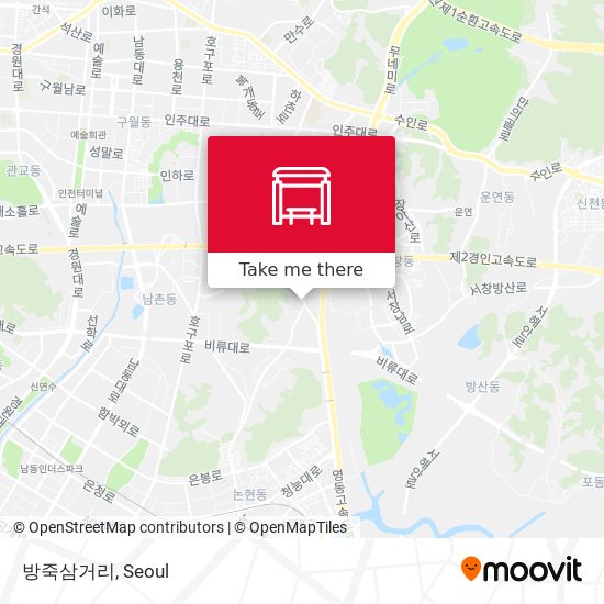 방죽삼거리 map