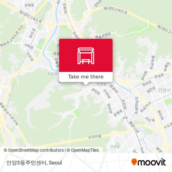 안양3동주민센터 map