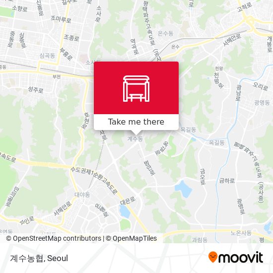 계수농협 map