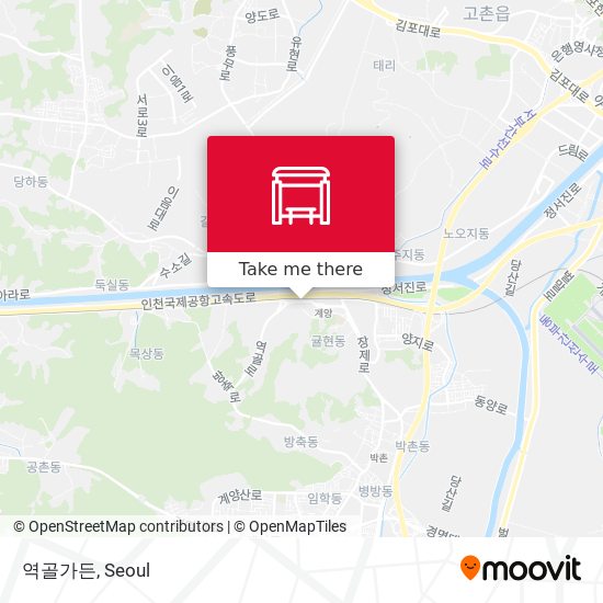 역골가든 map