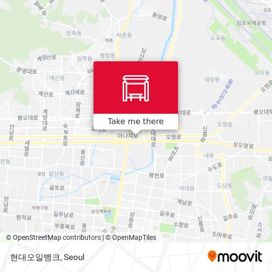 현대오일뱅크 map