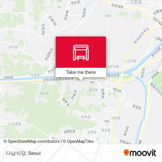 다남식당 map