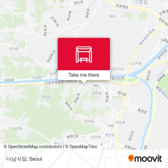 다남식당 map