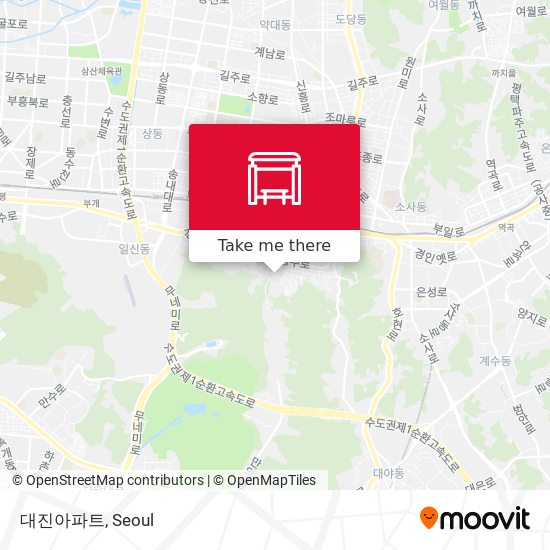 대진아파트 map