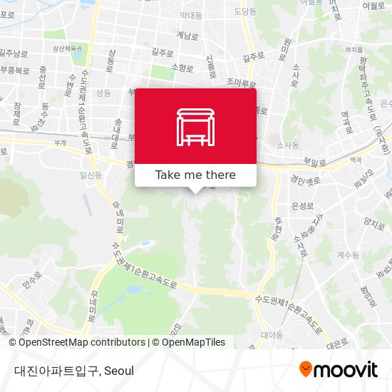 대진아파트입구 map