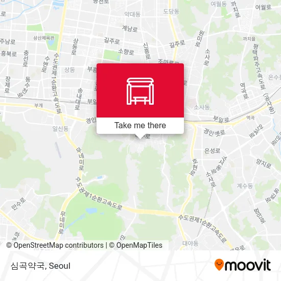 심곡약국 map