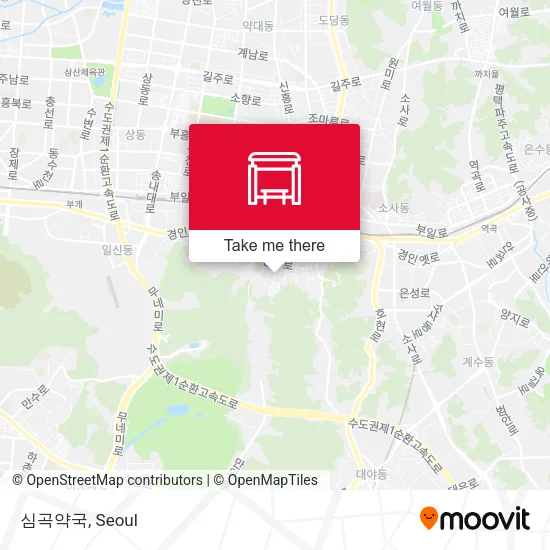 심곡약국 map