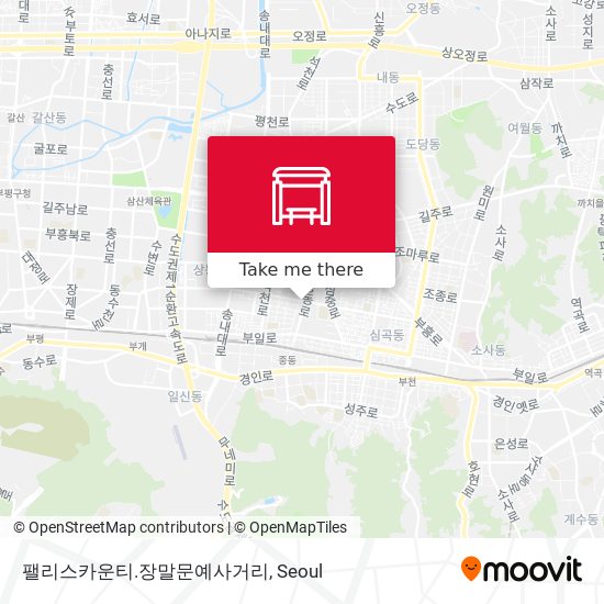 팰리스카운티.장말문예사거리 map