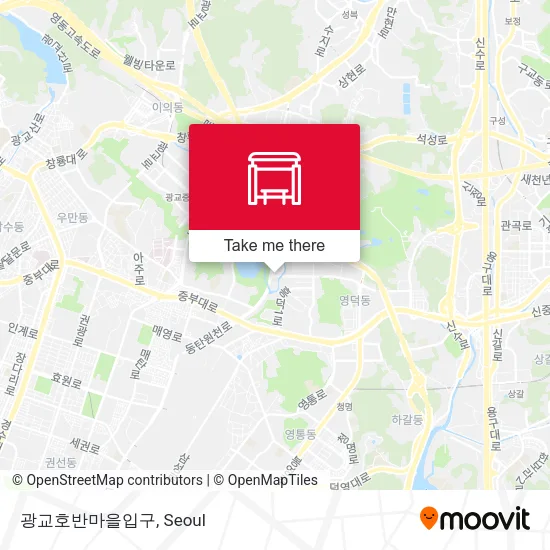 광교호반마을입구 map