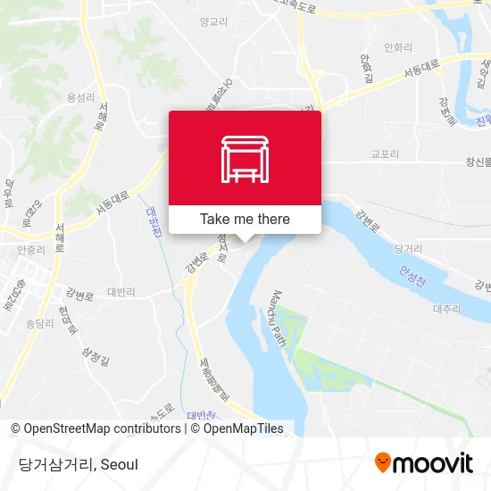 당거삼거리 map