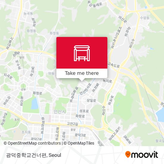 광덕중학교건너편 map