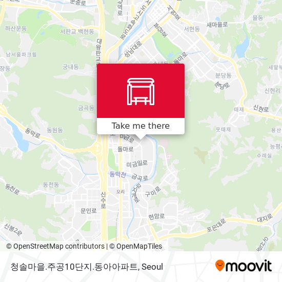 청솔마을.주공10단지.동아아파트 map
