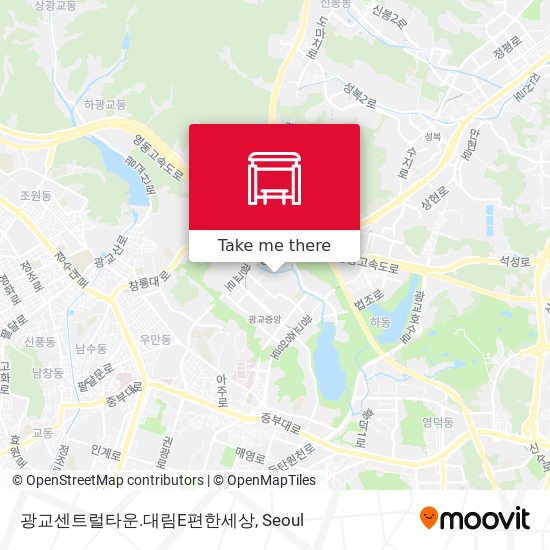 광교센트럴타운.대림E편한세상 map