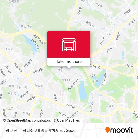 광교센트럴타운.대림E편한세상 map