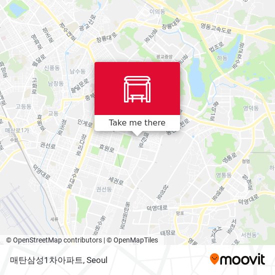 매탄삼성1차아파트 map