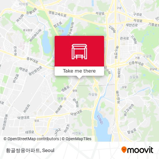 황골쌍용아파트 map