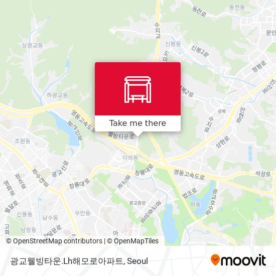 광교웰빙타운.Lh해모로아파트 map