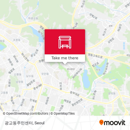 광교동주민센터 map