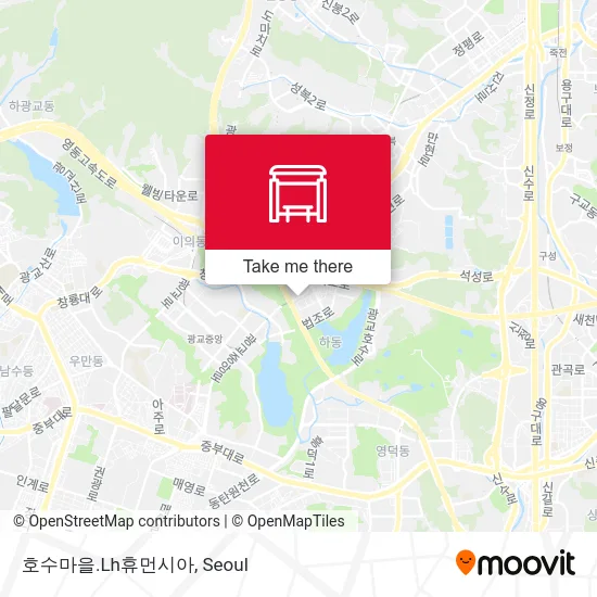 호수마을.Lh휴먼시아 map