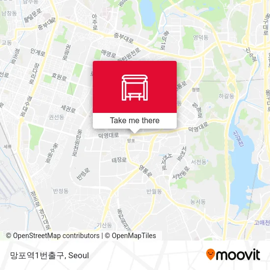 망포역1번출구 map