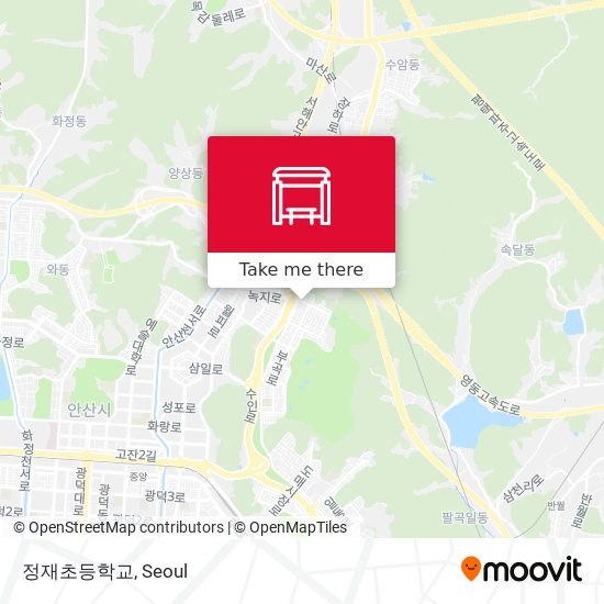정재초등학교 map