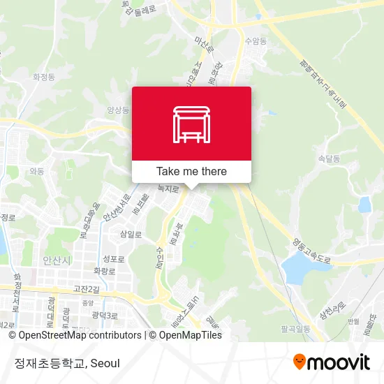 정재초등학교 map
