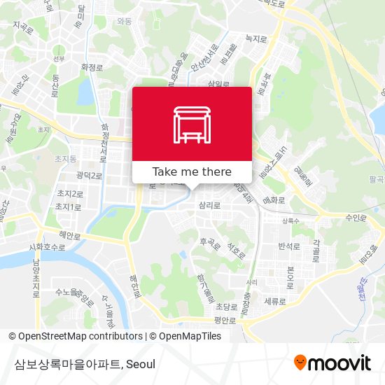 삼보상록마을아파트 map