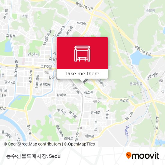 농수산물도매시장 map