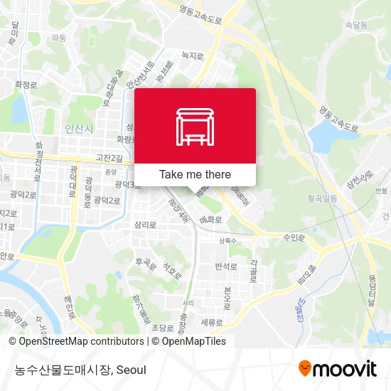 농수산물도매시장 map