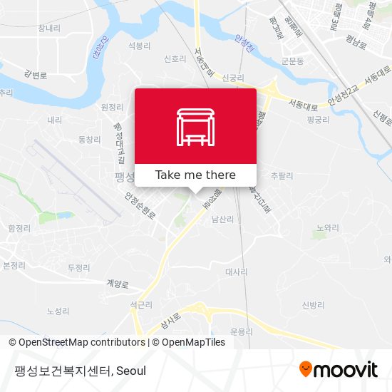 팽성보건복지센터 map