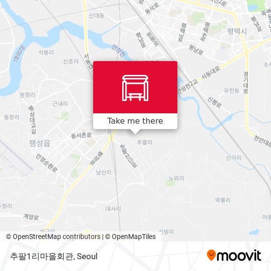추팔1리마을회관 map