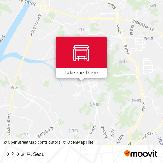 이안아파트 map