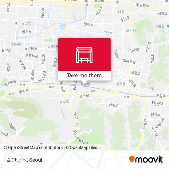 솔안공원 map