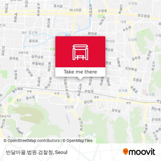 반달마을.법원.검찰청 map
