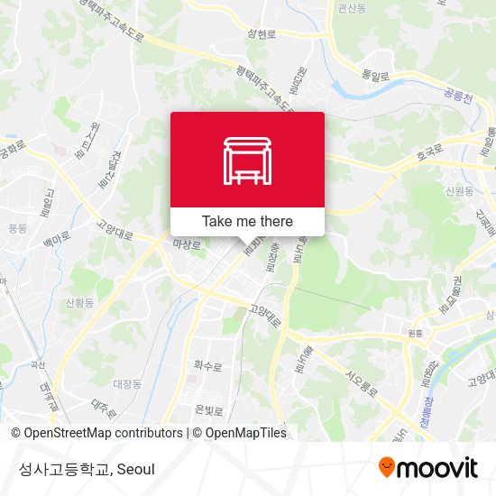 성사고등학교 map