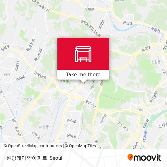 원당래미안아파트 map