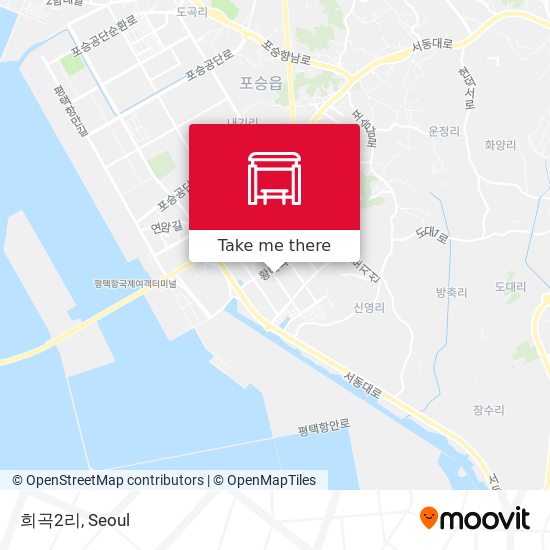 희곡2리 map