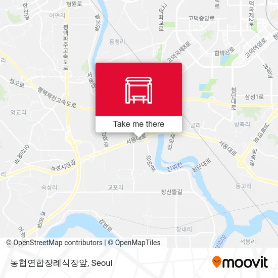 농협연합장례식장앞 map