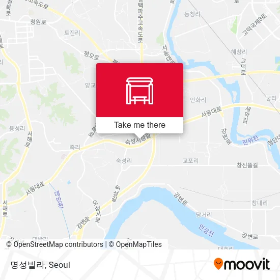 명성빌라 map
