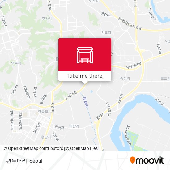 관두머리 map