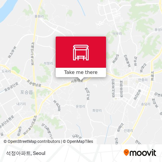 석정아파트 map