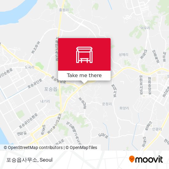 포승읍사무소 map