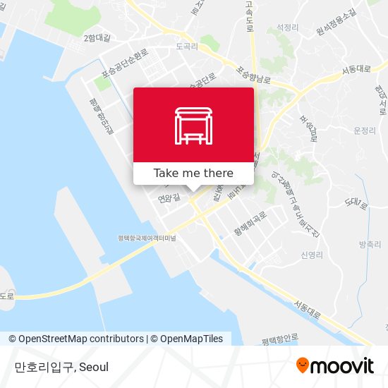 만호리입구 map