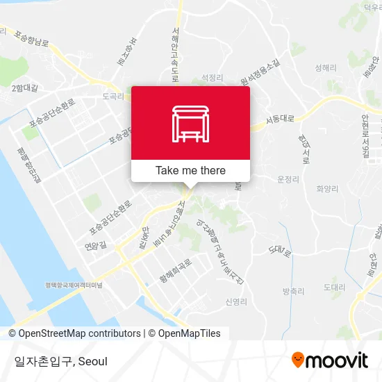 일자촌입구 map