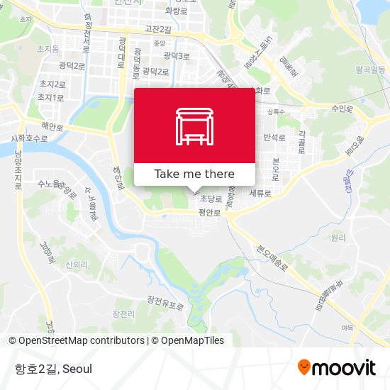 항호2길 map