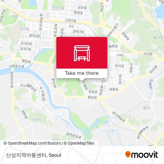 산성지역아동센터 map