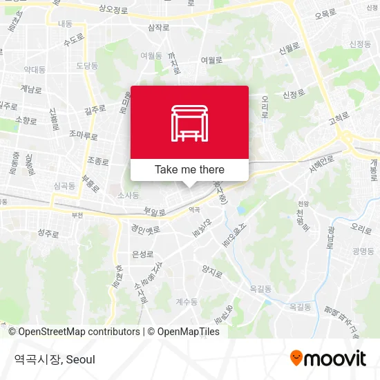 역곡시장 map