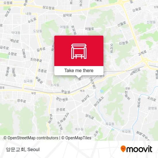 양문교회 map