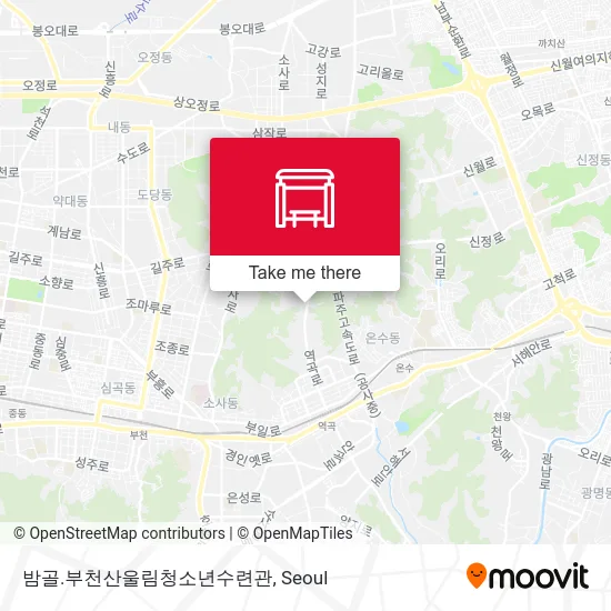 밤골.부천산울림청소년수련관 map