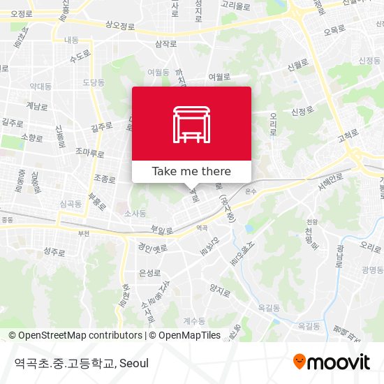 역곡초.중.고등학교 map